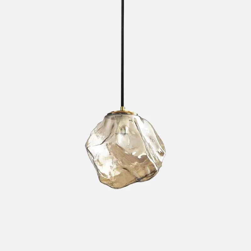 Molten Glow Pendant Light Amber