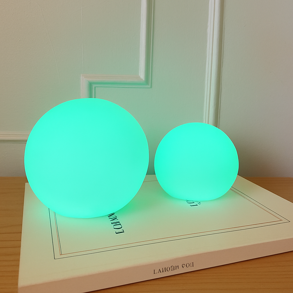 Moon Cordless LED Dimmable Orb Table Lamp with Rechargeable Batteries - Final Sale
