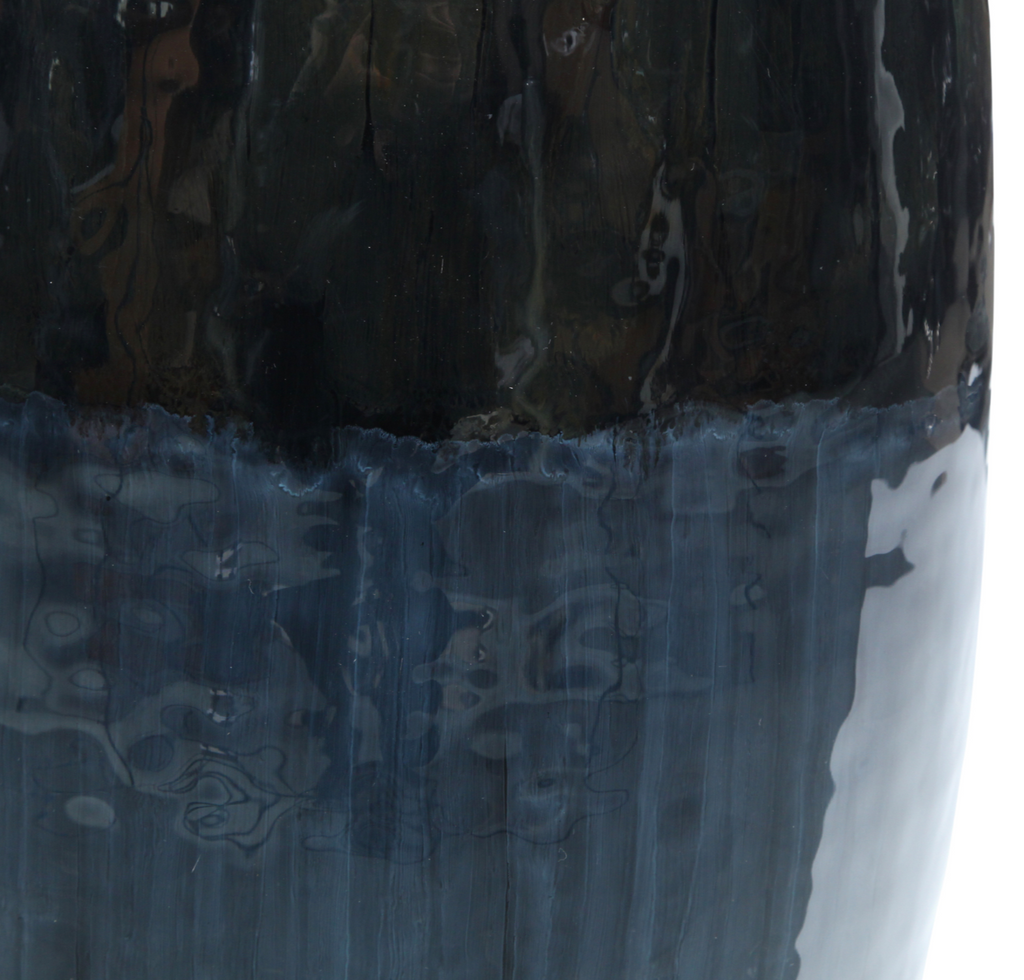 Moonlight Enamel Vase