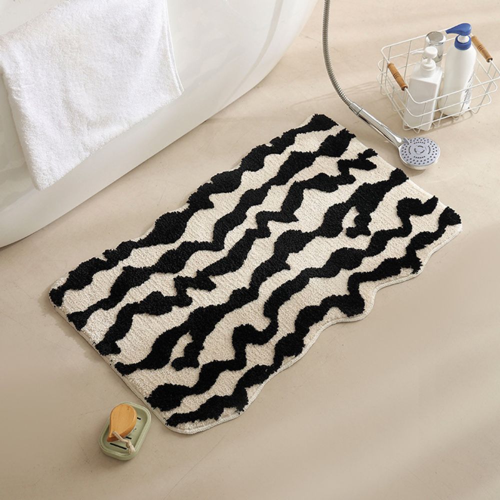 Morocco Retro Bath Mat Zagora Stripes