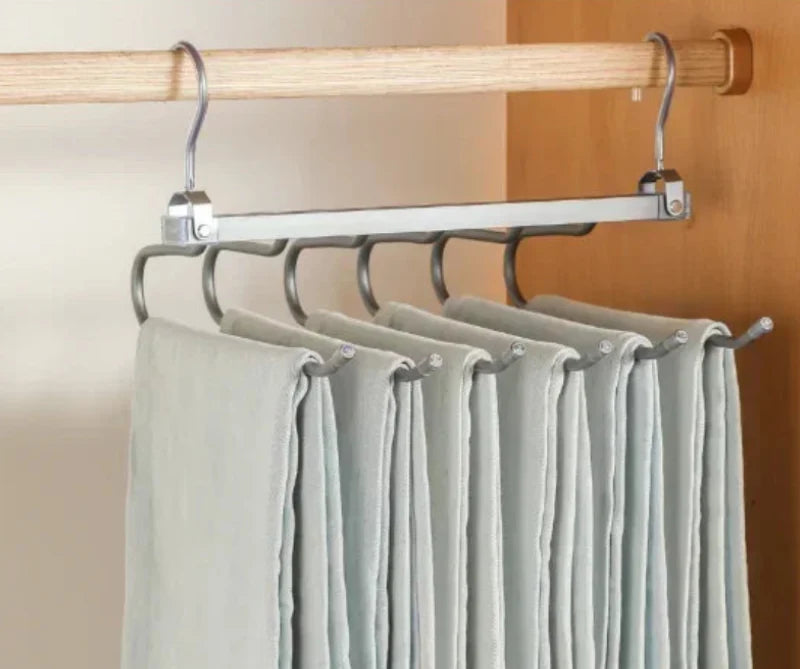 Multi-Function Magic Pants Hanger Chrome