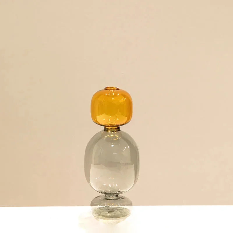 Luminara Stacked Glass Vase Collection