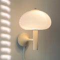 Mushroom Cap Glass Wall Lamp