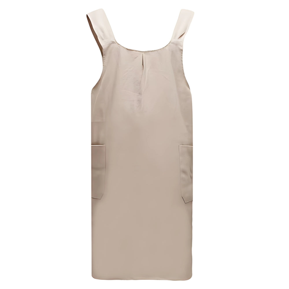 Nari Korean-Inspired Cross-Back Apron Beige