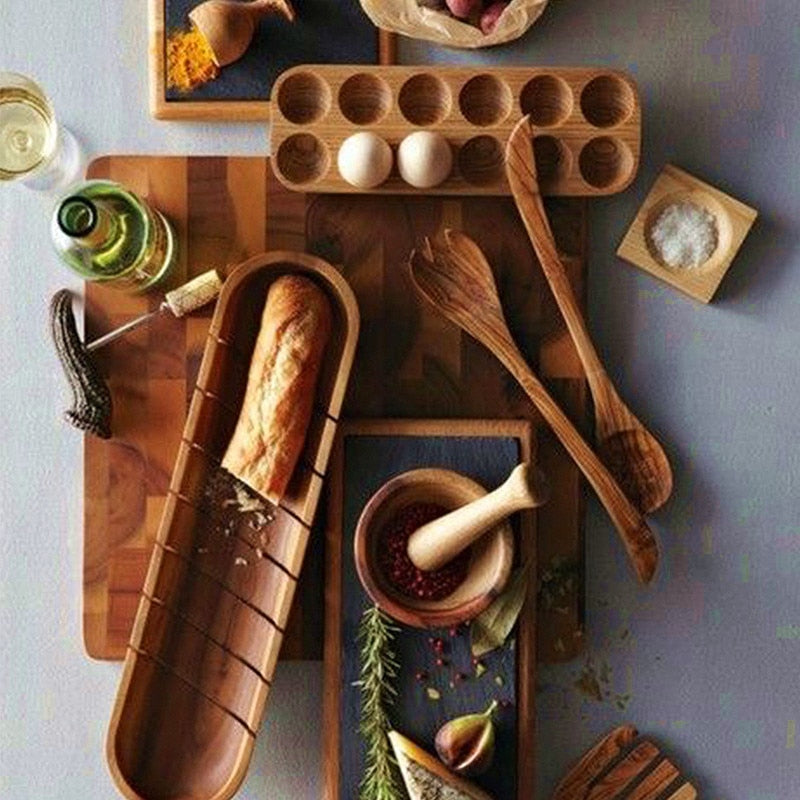 Natural Wooden Egg Tray