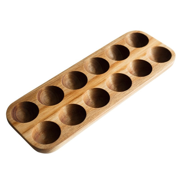 Natural Wooden Egg Tray 12 Eggs