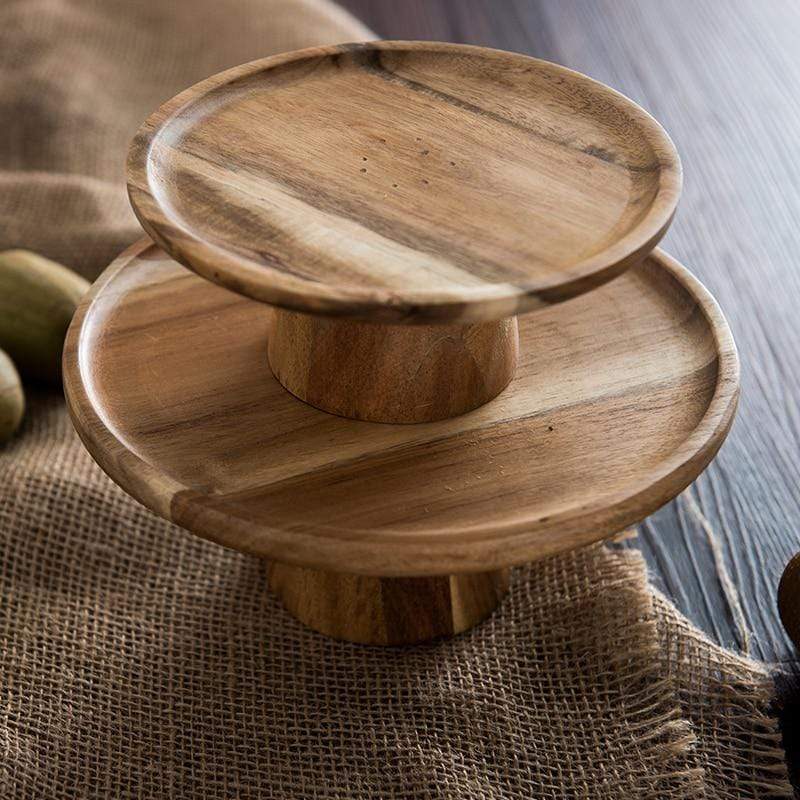 Wood Food Stand