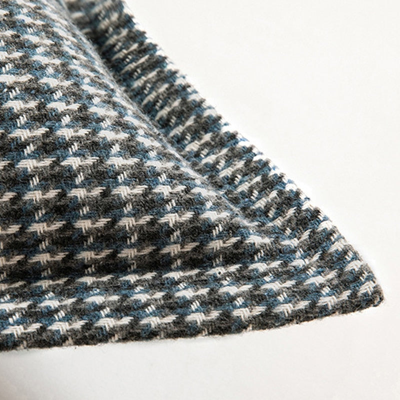Nature's Houndstooth Pillow Cover