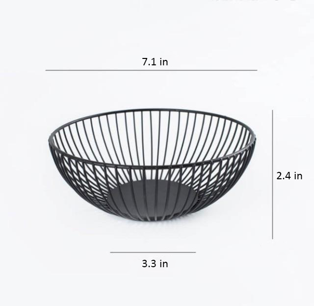Nature's Nest Metal Fruit Basket