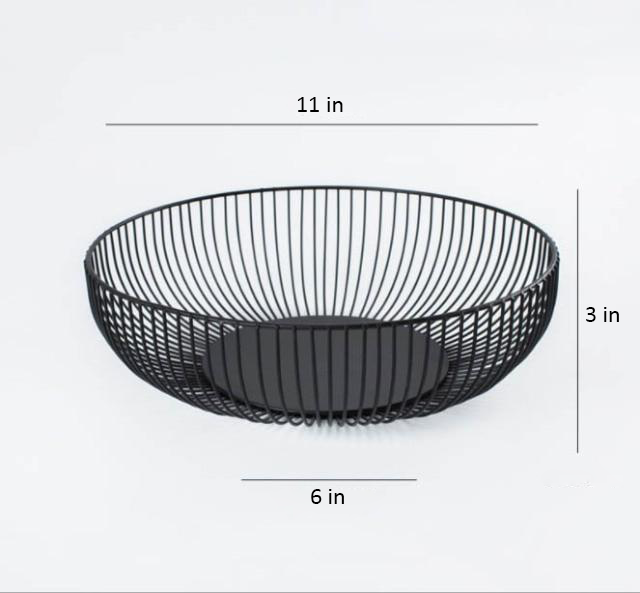 Nature's Nest Metal Fruit Basket