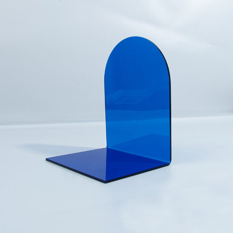 Neon Acrylic Bookends Large Blue