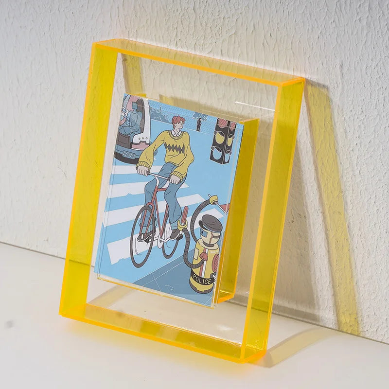 Neon Dreams Acrylic Picture Frame Yellow