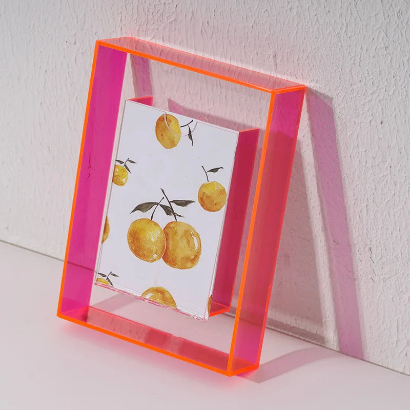 Neon Dreams Acrylic Picture Frame Neon Pink