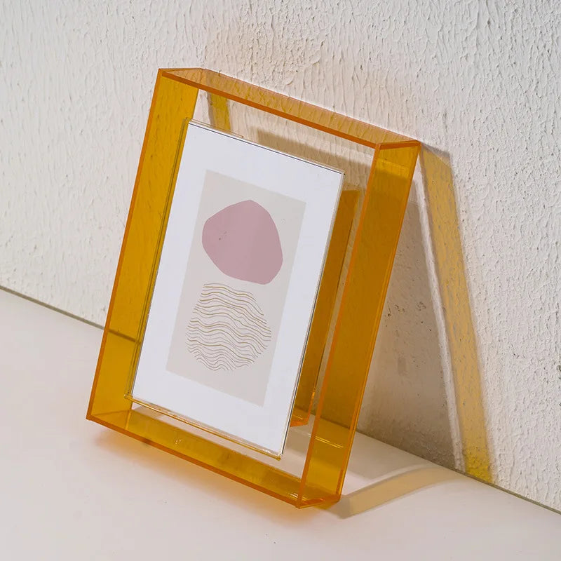 Neon Dreams Acrylic Picture Frame Orange