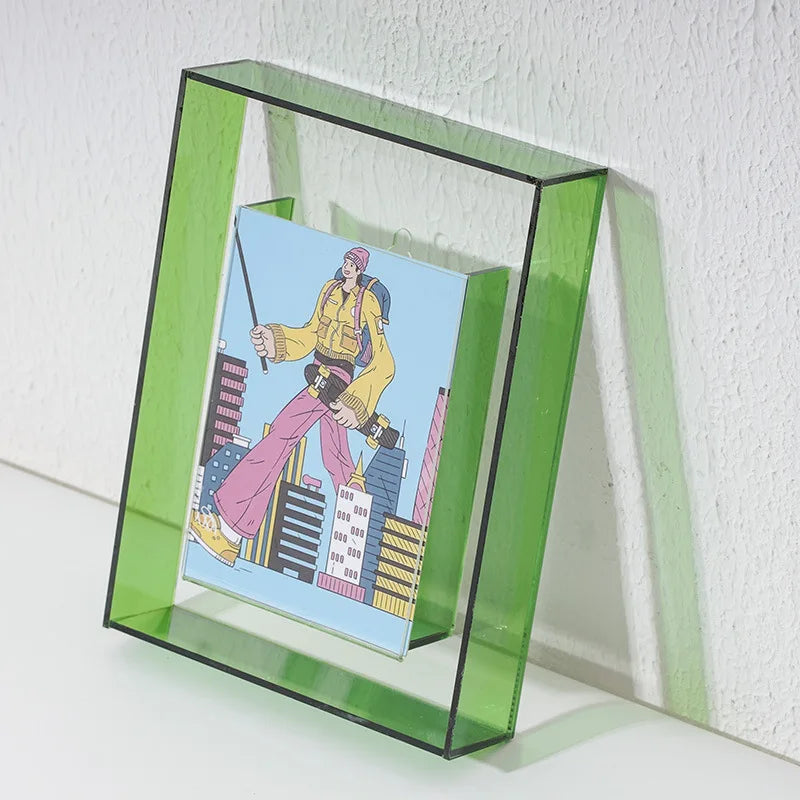 Neon Dreams Acrylic Picture Frame Green