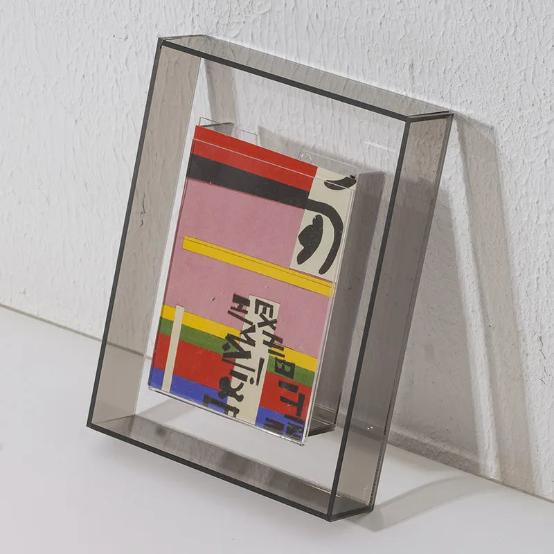 Neon Dreams Acrylic Picture Frame Gray