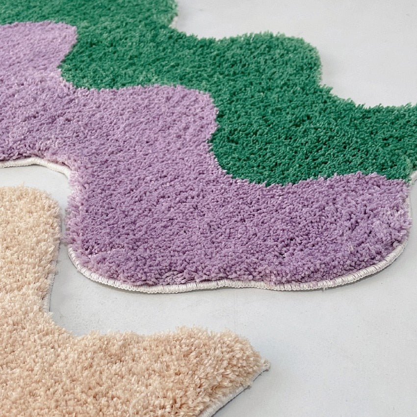 New Wave Anti-slip Fleece Door Mat