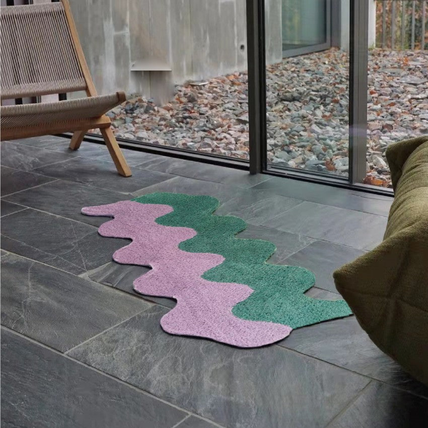 New Wave Anti-slip Fleece Door Mat