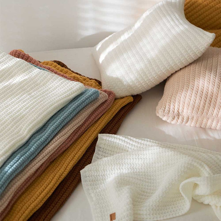 Noelle Crochet Knit Throw Blanket