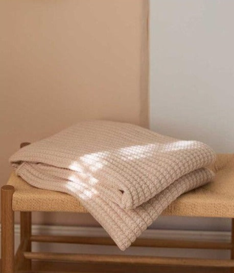 Noelle Crochet Knit Throw Blanket