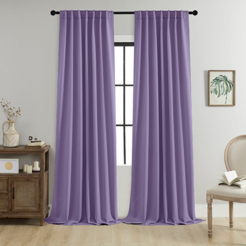 Noiréa Thermal Blackout Curtains Purple