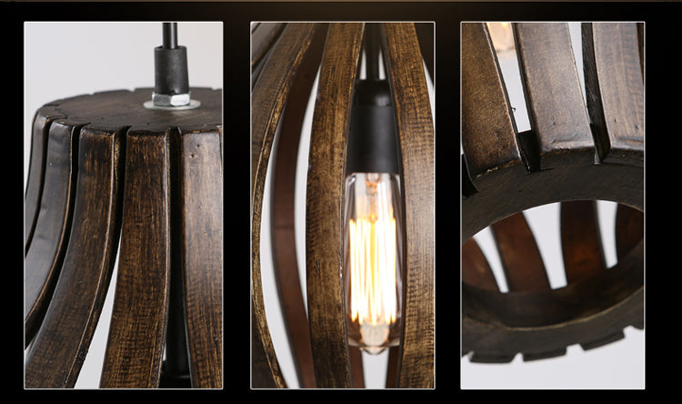Noix Wood LED Pendant Lamp