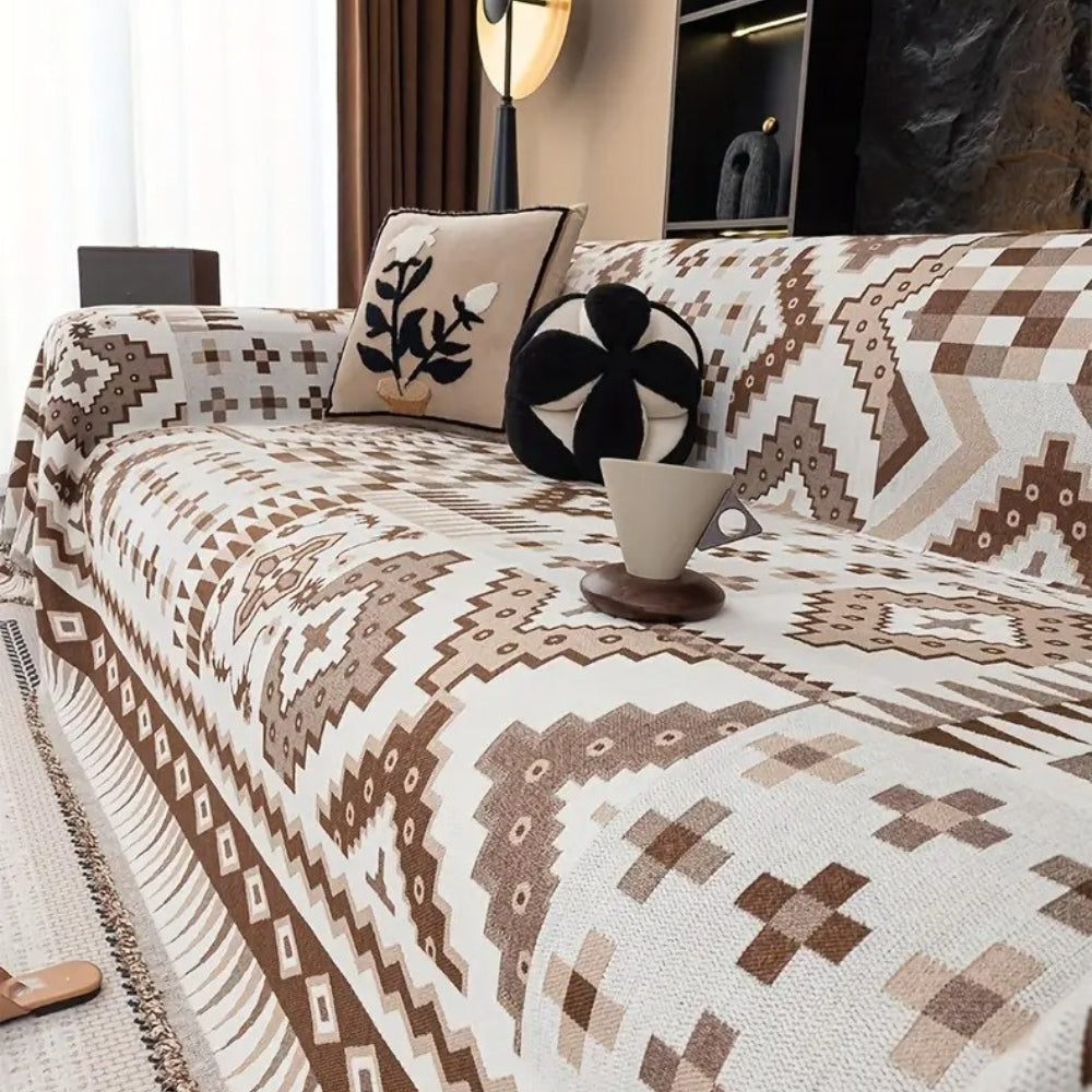 Nomad Charm Weave Sofa Cover Sand Weave