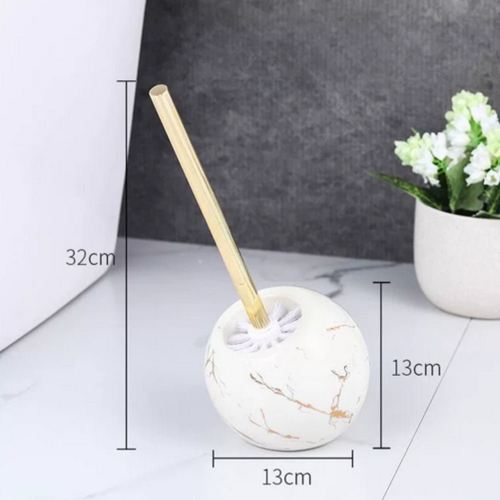 Nordic Creative Ceramic Toilet Brush Snow Drift