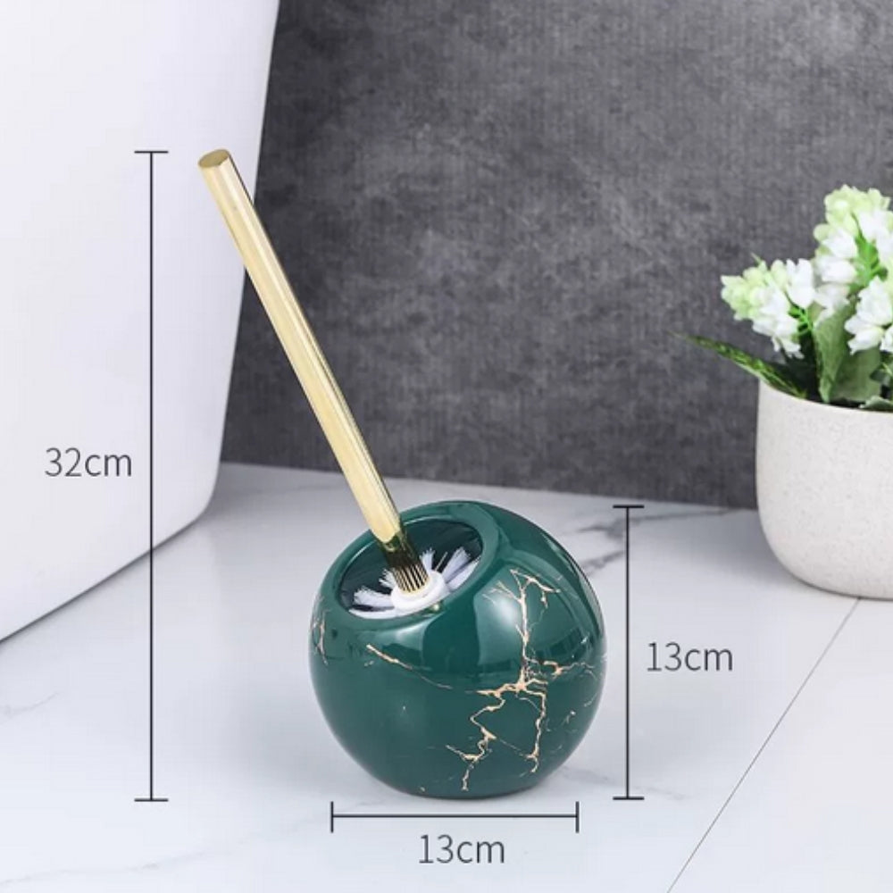Nordic Creative Ceramic Toilet Brush Forest Vein