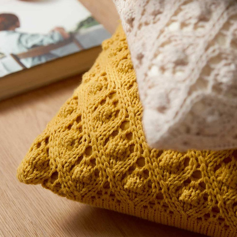 Nouveau Crochet Pillow Case