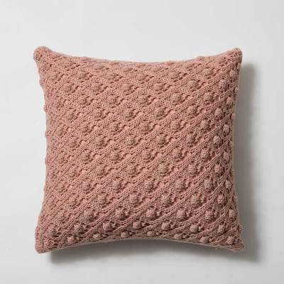 Nouveau Crochet Pillow Case Sand pink