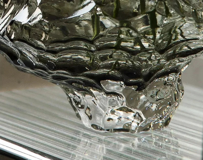Molten Form Crystal Vase
