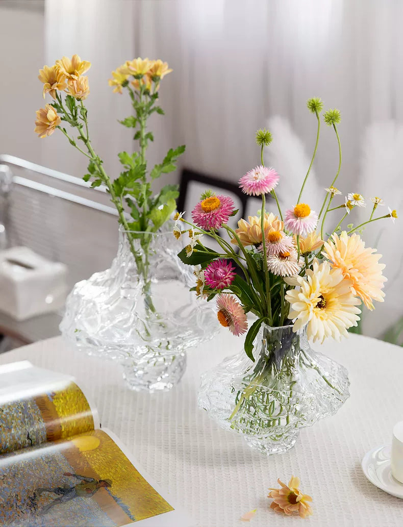 Molten Form Crystal Vase