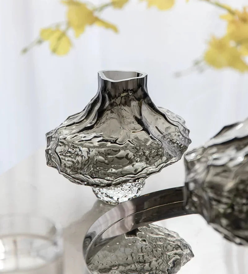 Molten Form Crystal Vase