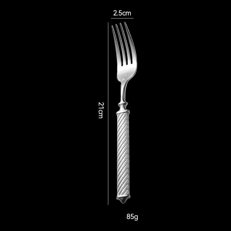 Imperio Rope Twist Cutlery Silver Fork