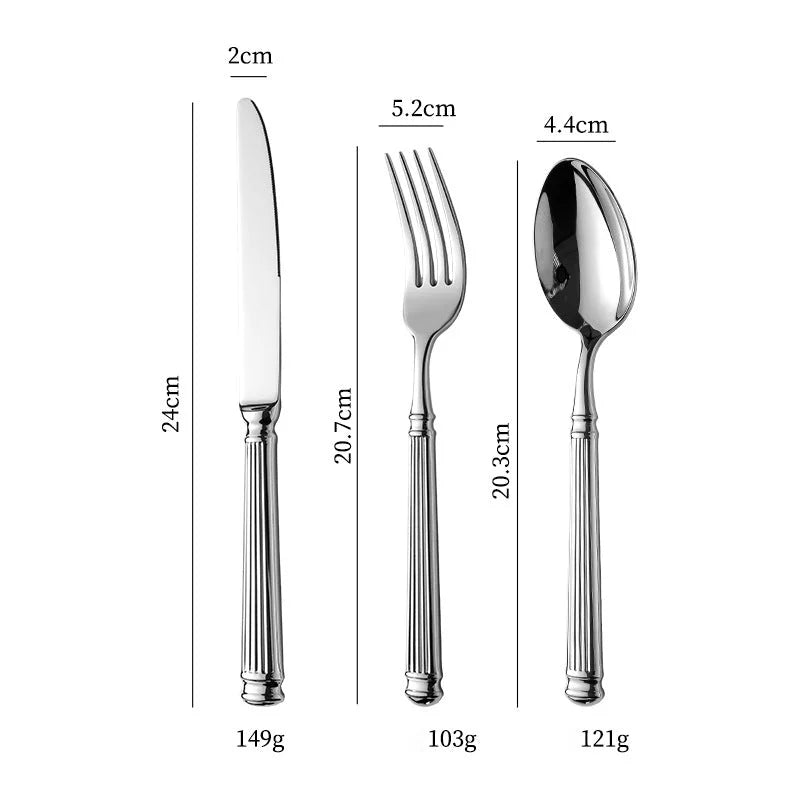 Valeria Roman Column Cutlery Set