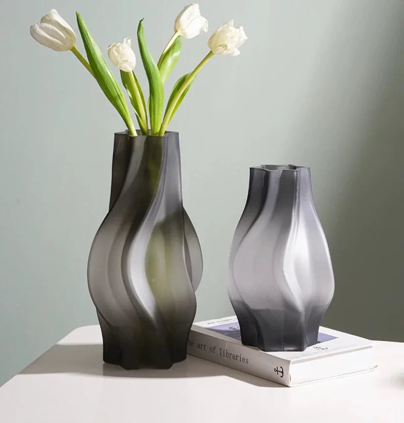 Aurora Ombre Wave Vase