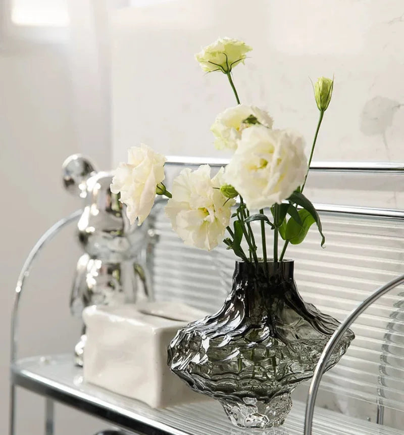 Molten Form Crystal Vase