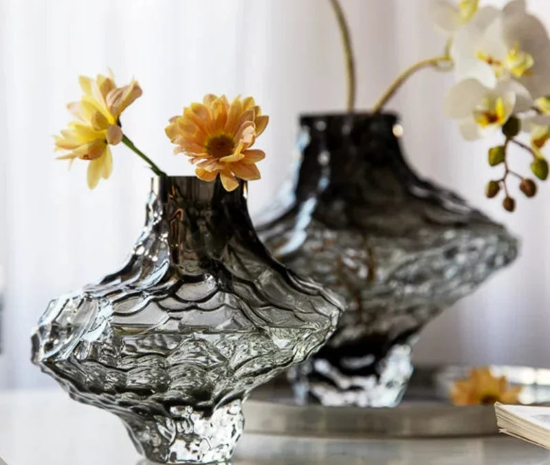 Molten Form Crystal Vase