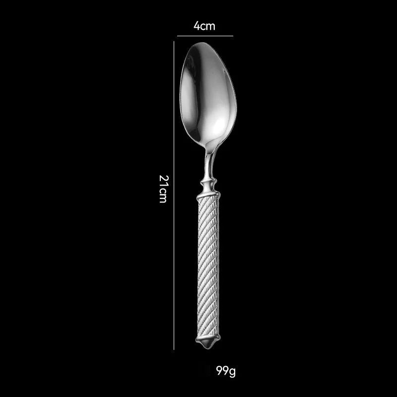 Imperio Rope Twist Cutlery Silver Spoon