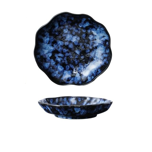 Ocean Blue Dinnerware Deep Plate
