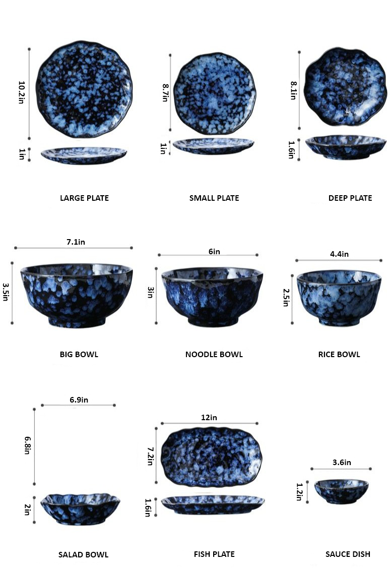 Ocean Blue Dinnerware