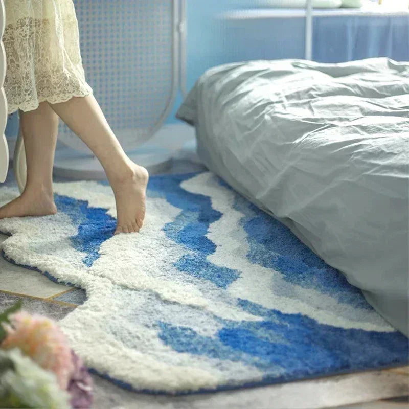 Ocean Tide Tufted Rug & Bath Mat