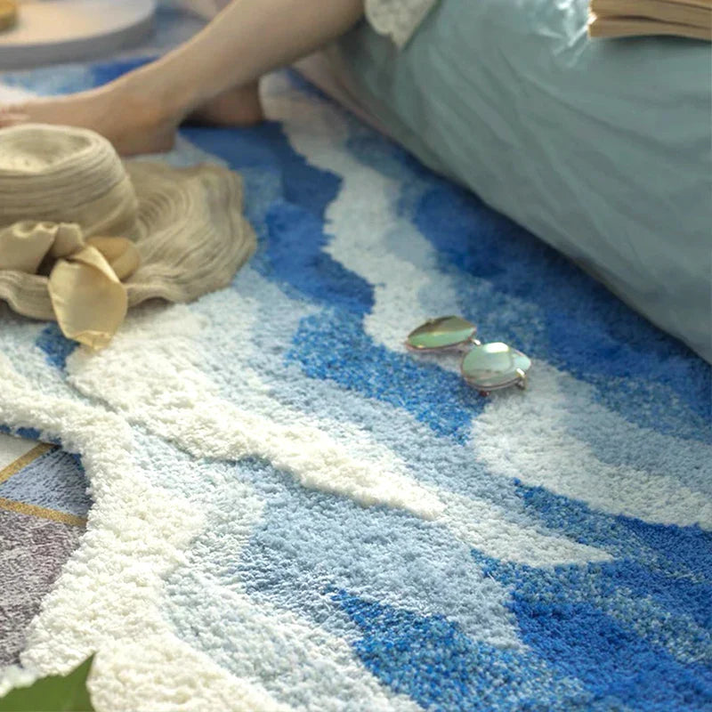 Ocean Tide Tufted Rug & Bath Mat