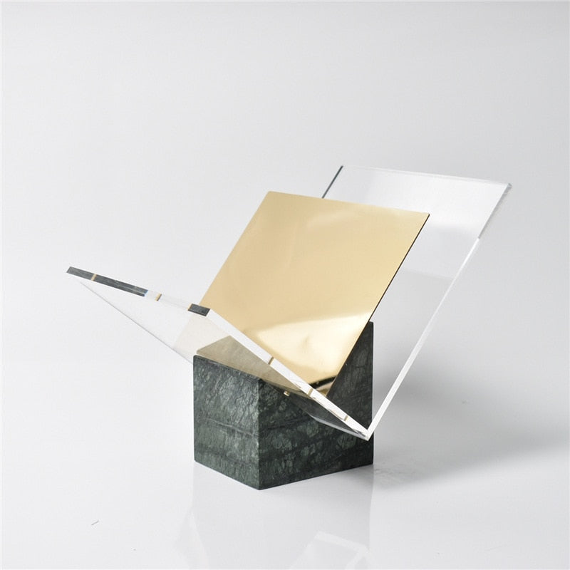 Omar Marble Magazine Holder