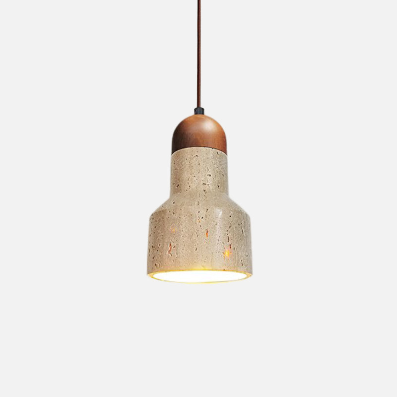 Ora Stone Collection LED Pendant Lamp Cylinder
