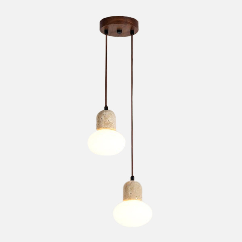 Ora Stone Collection LED Pendant Lamp Double Lights