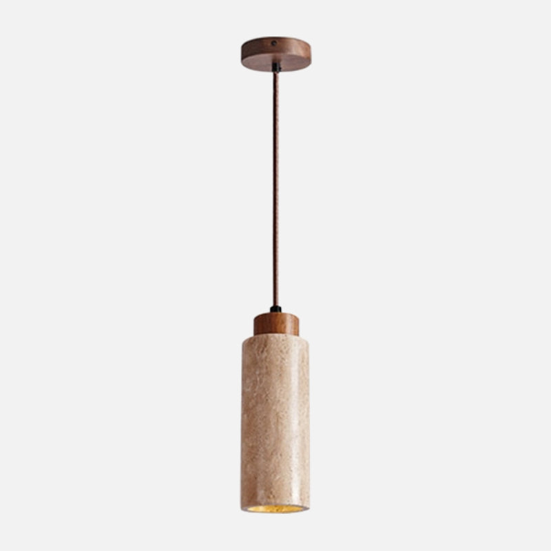 Ora Stone LED Pendant Light Round