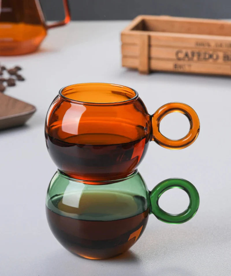 Orbit Ring Glass Mug