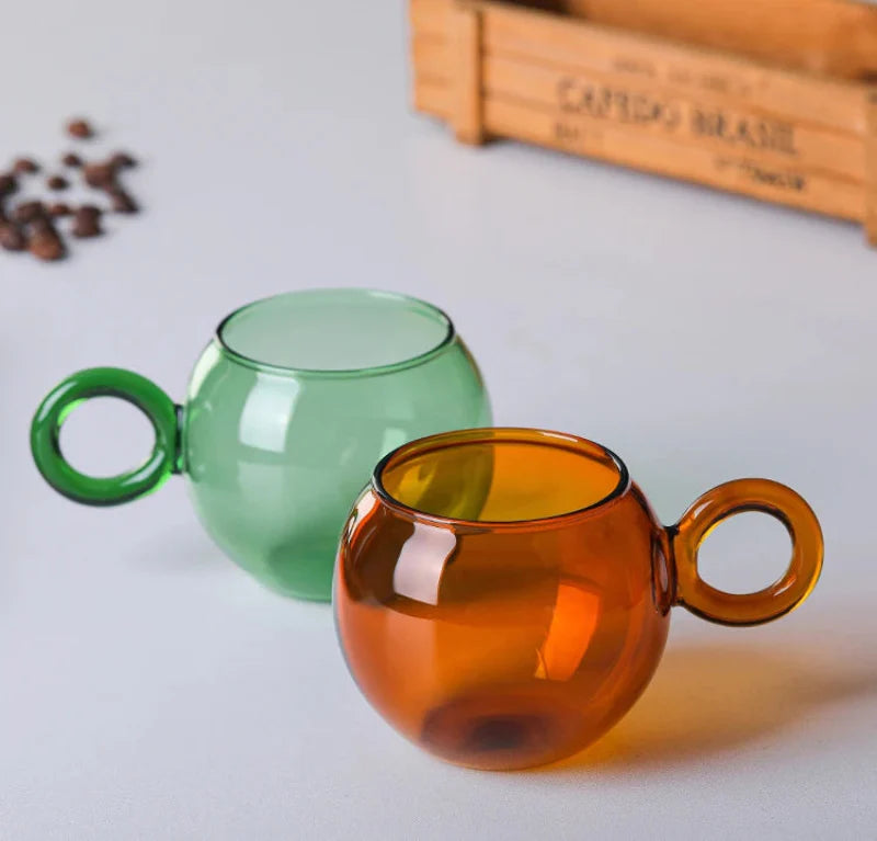 Orbit Ring Glass Mug